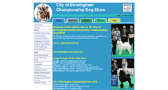 Desktop Screenshot of birminghamcitydogshow.co.uk