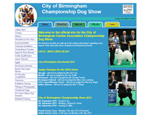 Tablet Screenshot of birminghamcitydogshow.co.uk